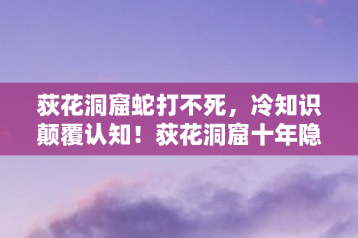 荻花洞窟十年隐藏彩蛋图片
