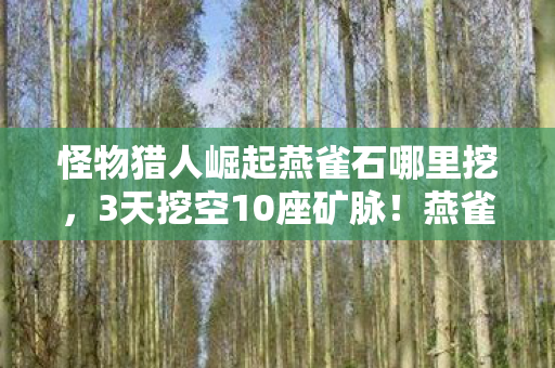 燕雀石竟成我2027年退坑又回坑的致命诱惑图片