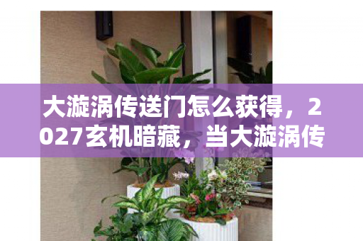 大漩涡传送门怎么获得图片