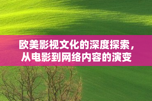 欧美影视文化的深度探索，从电影到网络内容的演变