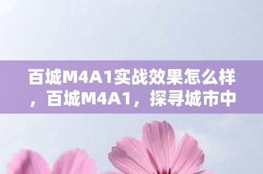 百城M4A1实战效果怎么样，百城M4A1，探寻城市中的精英武器