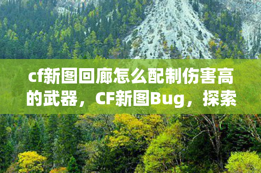 cf新图回廊怎么配制伤害高的武器，CF新图Bug，探索未知的漏洞与挑战