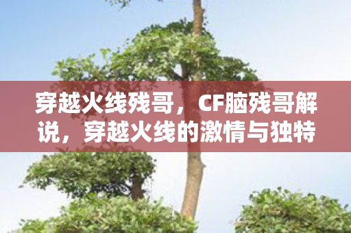 穿越火线残哥，CF脑残哥解说，穿越火线的激情与独特魅力