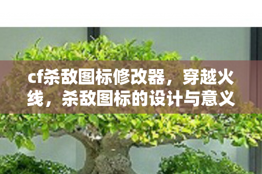 cf杀敌图标修改器，穿越火线，杀敌图标的设计与意义