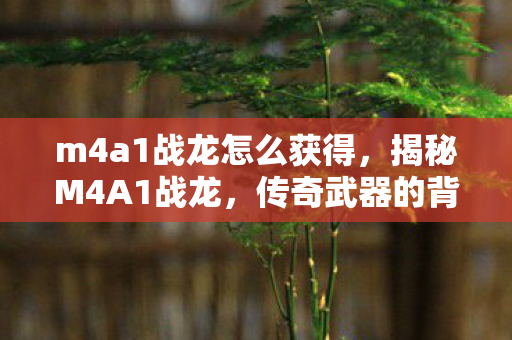 m4a1战龙怎么获得，揭秘M4A1战龙，传奇武器的背后故事