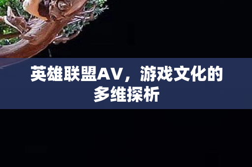 英雄联盟AV，游戏文化的多维探析