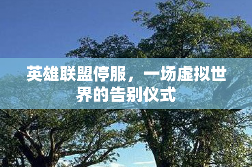 英雄联盟停服，一场虚拟世界的告别仪式