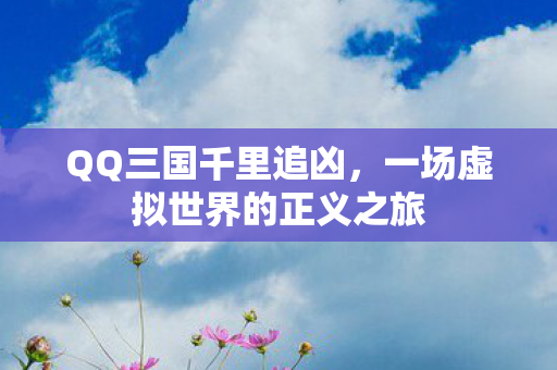 QQ三国千里追凶，一场虚拟世界的正义之旅