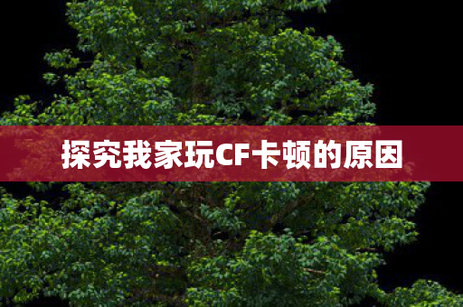 探究我家玩CF卡顿的原因