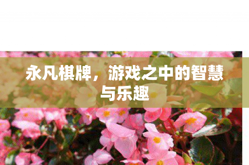 永凡棋牌，游戏之中的智慧与乐趣