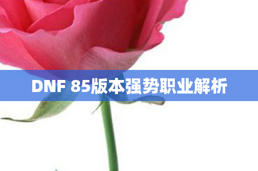 DNF 85版本强势职业解析