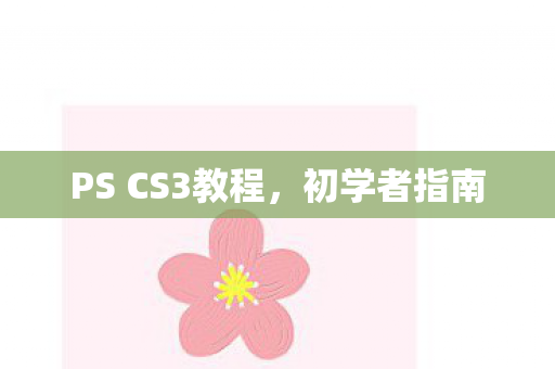 PS CS3教程，初学者指南