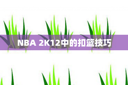 NBA 2K12中的扣篮技巧