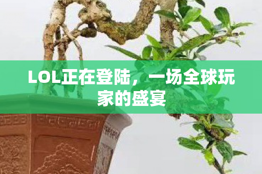 LOL正在登陆，一场全球玩家的盛宴