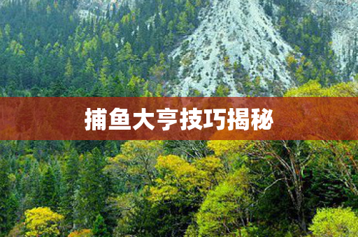 捕鱼大亨技巧揭秘