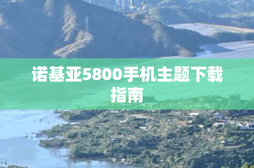 诺基亚5800手机主题下载指南