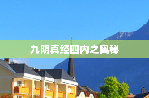 九阴真经四内之奥秘