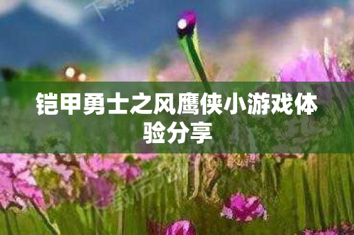 铠甲勇士之风鹰侠小游戏体验分享