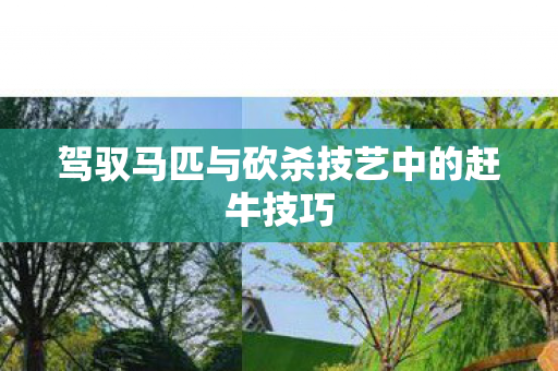 驾驭马匹与砍杀技艺中的赶牛技巧
