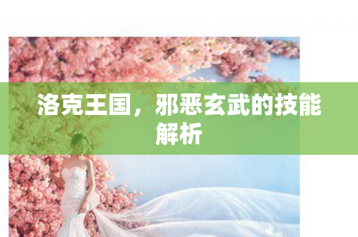 洛克王国，邪恶玄武的技能解析