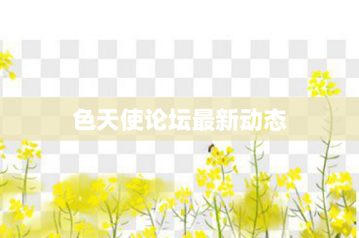 色天使论坛最新动态