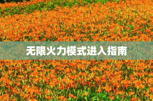 无限火力模式进入指南