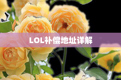LOL补偿地址详解