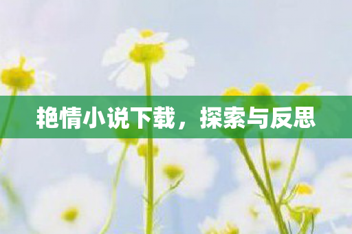 艳情小说下载，探索与反思