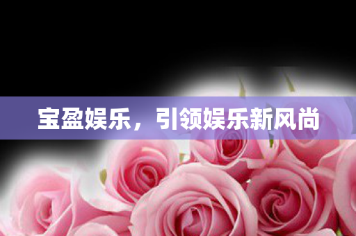 宝盈娱乐，引领娱乐新风尚