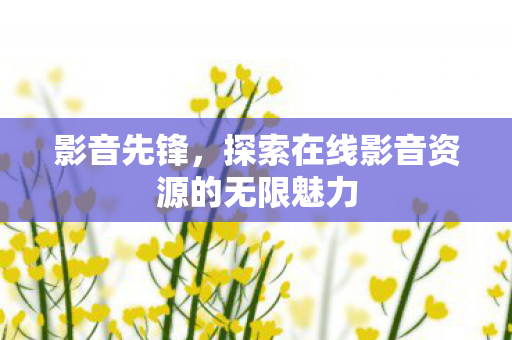 影音先锋，探索在线影音资源的无限魅力