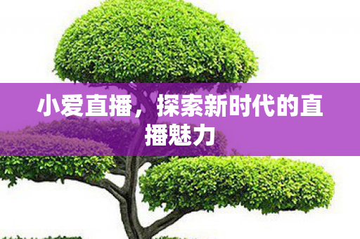 小爱直播,探索新时代的直播魅力 小爱直播,探索新时代的直播魅力