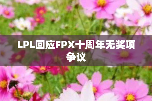 LPL回应FPX十周年无奖项争议