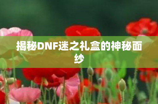 揭秘DNF迷之礼盒的神秘面纱