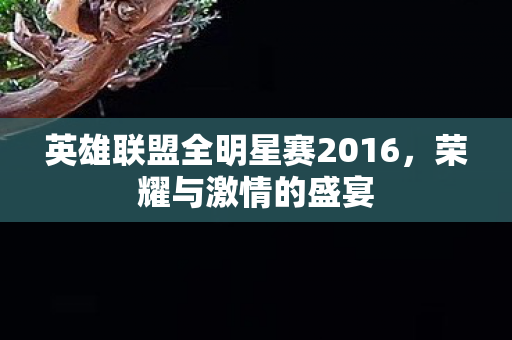 英雄联盟全明星赛2016，荣耀与激情的盛宴