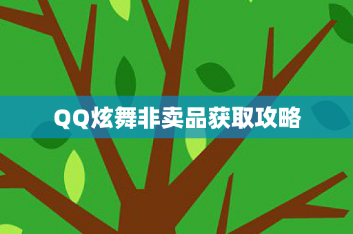 QQ炫舞非卖品获取攻略