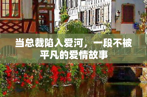 当总裁陷入爱河，一段不被平凡的爱情故事