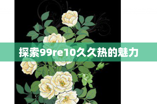 探索99re10久久热的魅力