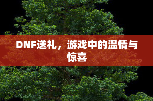 DNF送礼，游戏中的温情与惊喜