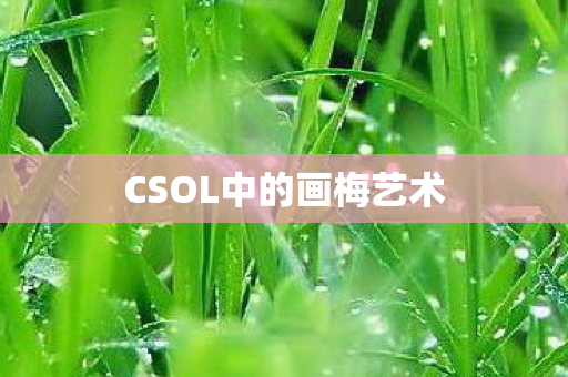 CSOL中的画梅艺术