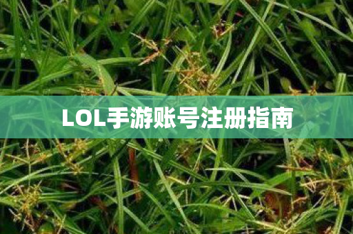 LOL手游账号注册指南