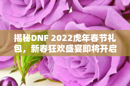 揭秘DNF 2022虎年春节礼包，新春狂欢盛宴即将开启