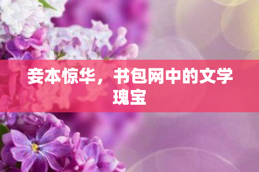 妾本惊华，书包网中的文学瑰宝