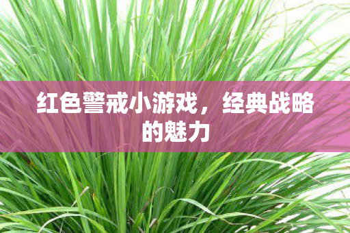 红色警戒小游戏，经典战略的魅力