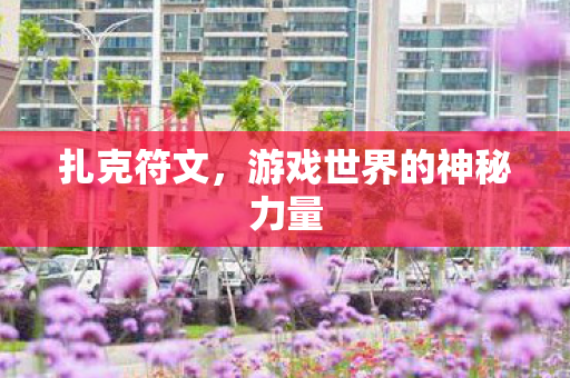 扎克符文，游戏世界的神秘力量