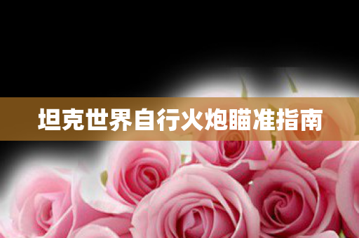 坦克世界自行火炮瞄准指南