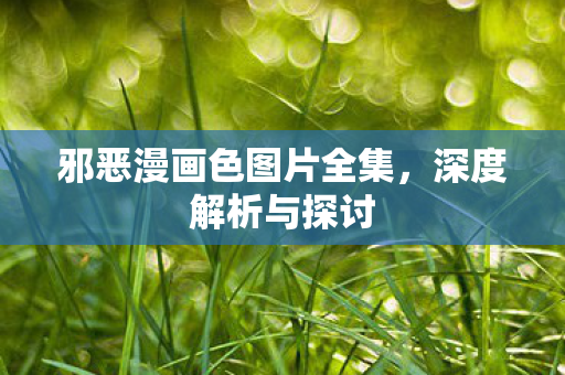 邪恶漫画色图片全集，深度解析与探讨