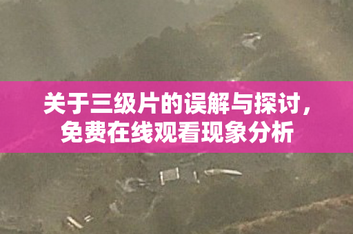 关于三级片的误解与探讨，免费在线观看现象分析