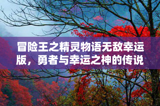 冒险王之精灵物语无敌幸运版，勇者与幸运之神的传说