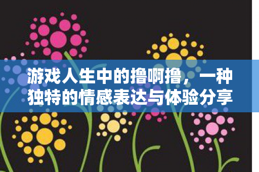 游戏人生中的撸啊撸，一种独特的情感表达与体验分享