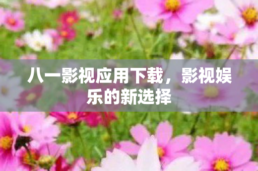 八一影视应用下载，影视娱乐的新选择